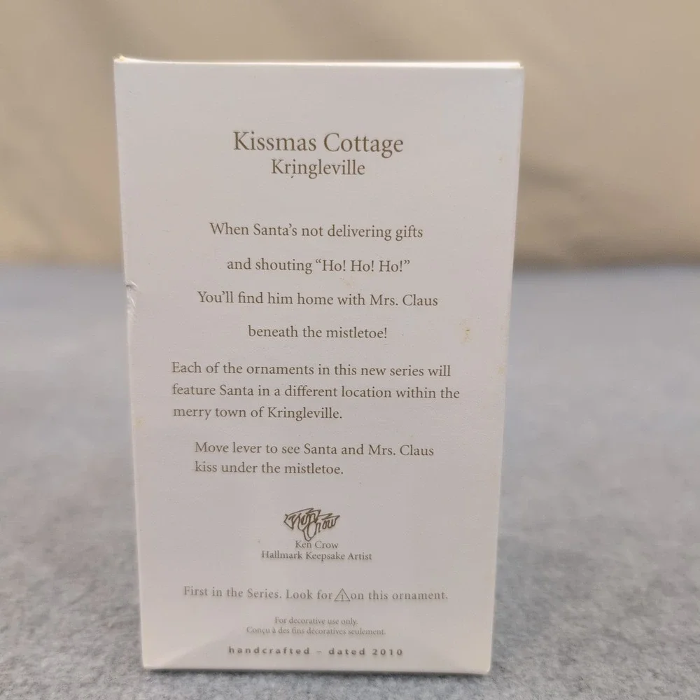 Hallmark Keepsake Kissmas Cottage Kringleville Ornament 2010 Ken Crow Series 1 - Picture 2 of 3